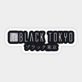 Aux88 presents Black Tokyo Shirt Sticker